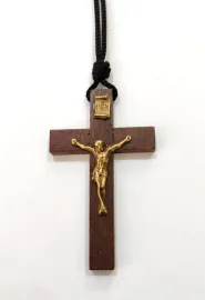 Cruz de Madeira 7,5 X 4,5 CM Com Cord�o