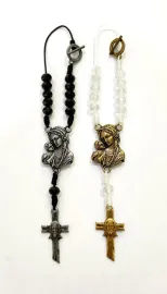 Dezena de Carro  Nossa Senhora M�e de Deus, Cristal 8mm