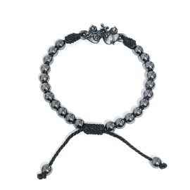 Pulseira Hematita 6mm Sagrados Cora��es
