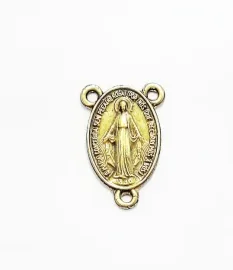 Entre Meio Para Ter�o 3 x 2 cm Nossa Senhora Das Gra�as  06 Unidades  