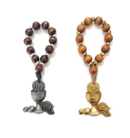 Mine Ter�o Dezena Madeira 8mm com Calice