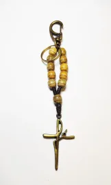 Chaveiro Dezena Madeira 10mm Imbuia F�