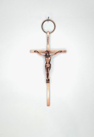 CRUCIFIXO METAL 14 X 7 CM