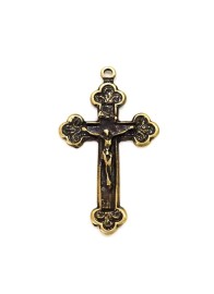 Cruz de Metal  5x3 cm  Pacote com 6 Unidades