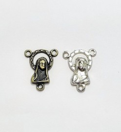 Entre Meio Para Tero 1,9 x 1,5 cm Nossa Senhora Do silencio  06 Unidades  
