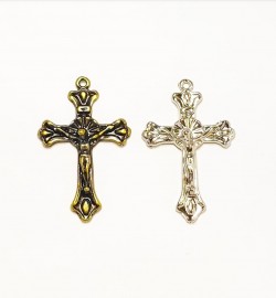 Cruz de Metal 5 x 3 cm pacote com 6 unidades