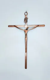 CRUCIFIXO DE METAL 20 X 12,5 CM