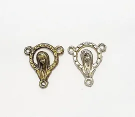Entre Meio Para Ter�o 1,7 x 1,5 cm Nossa Senhora Do silencio  06 Unidades  