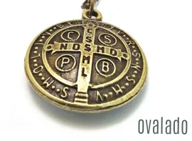 Chaveiro S�o Bento ovalado 
