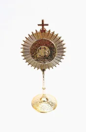 OSTENS�RIO METAL  14 X 6,5 CM DOURADO