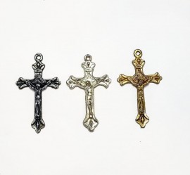 Cruz de Metal 4,3 x2 ,5 cm 6 Unidades