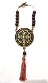 Dezena de Carro S�o Bento Tamanho GG Medalha 7,5 x 7,5